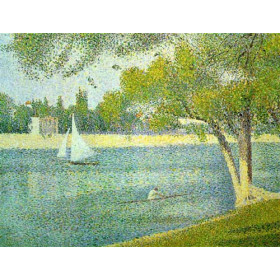 The Siene at La Grande Jatte, Spring