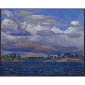Cottage on a Rocky Shore