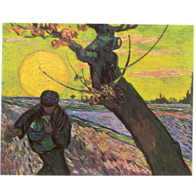 Farmer At Sunset