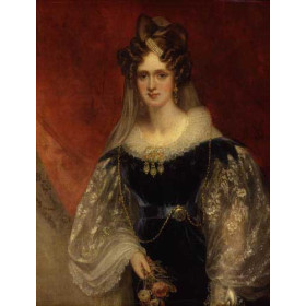 Adelaide Amelia Louisa Theresa Caroline of Saxe Coburg Meiningen -by Sir William Beechey