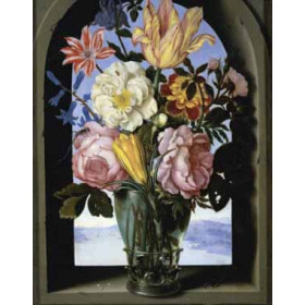 Bosschaert, Ambrosius the Elder - Bouquet of Flowers in an Arch