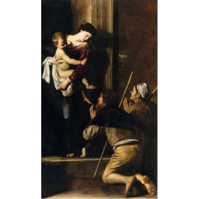 Caravaggio, Michelangelo Merisi da - Madonna Dei Pellegrini