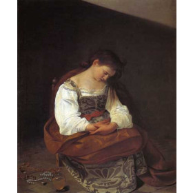 Caravaggio, Michelangelo Merisi da - Penitent Magdalen
