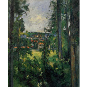 Cezanne, Paul - Auvers-sur-Oise, View from Nearby