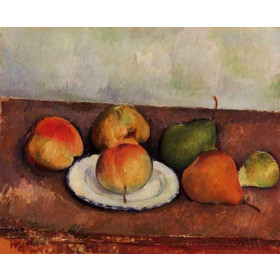Cezanne, Paul - Still Life - Plate and Fruit