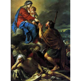 David, Jacques-Louis - St Roch Asking the Virgin Mary to Heal Victims of the Plague