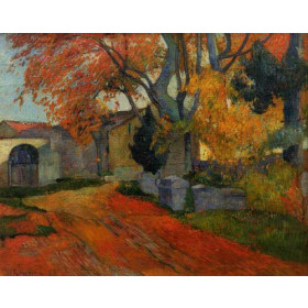 Gauguin, Paul - Lane at Alchamps, Arles