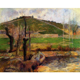 Gauguin, Paul - River Aven below Mount Sainte-Marguerite