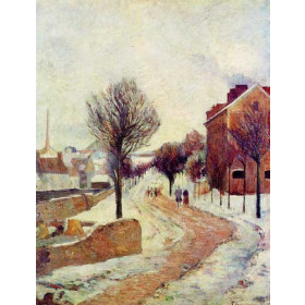 Gauguin, Paul - Suburb under Snow