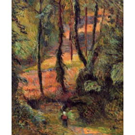 Gauguin, Paul - Sunken Path, Wooded Rose