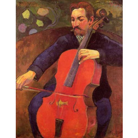 Gauguin, Paul - The Cellist (Portrait of Fritz Scheklud)