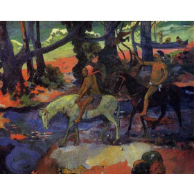 Gauguin, Paul - The Ford (also known as Flight)