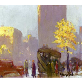 George Luks - Fifth Avenue, New York