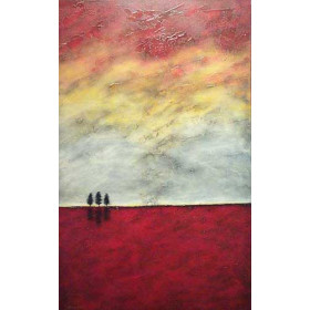 Grey & Red Landscape