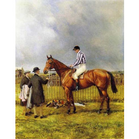 Hardy, Heywood - Portrait of Captain F. W. Forester on Denis Auburn