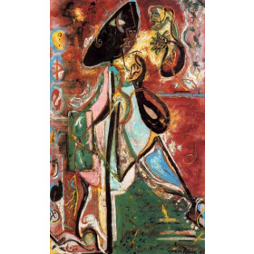 Jackson Pollock - Woman Moon