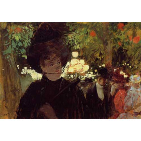 Jean-Louis Forain - The Jardin de Paris
