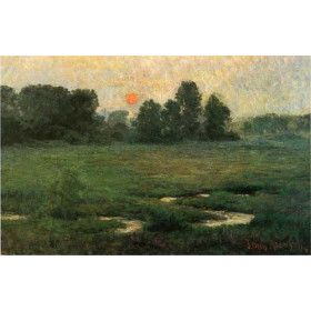 John Ottis Adams - An August Sunset, Prarie Dell