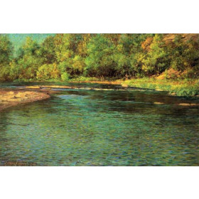 John Ottis Adams - Iredescence of a Shallow Stream