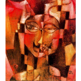 Klee, Paul - German Head with Mustache