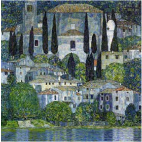 Klimt, Gustav(Austria) - Church in Cassone