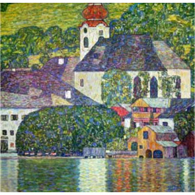 Klimt, Gustav(Austria) - Church in Unterach on Attersee