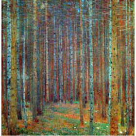 Klimt, Gustav(Austria) - Tannenwald (Pine Forest)
