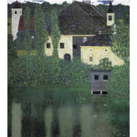 Klimt, Gustav(Austria) - Unterach Manor on the Attersee Lake, Austria