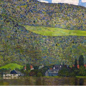 Klimt, Gustav(Austria) - Unterach on Lake Attersee, Austria