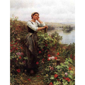 Knight, Daniel Ridgway(USA) - A Pensive Moment
