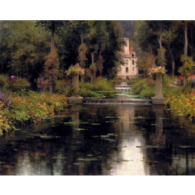 Knight, Louis Aston (USA) - View Of A Chateaux