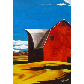 Landscape with Red House