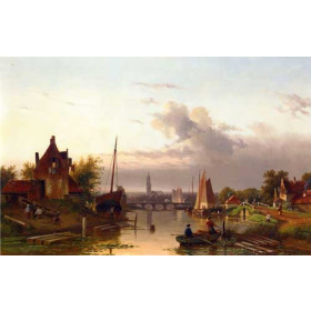 Leickert, Charles Henri - Near Haarlem