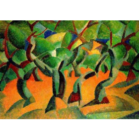 Leo Gestel - Olive Grove (also known as Cubist Orchard)