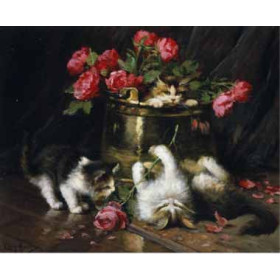 Leon Huber - Playful Kittens