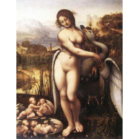 Leonardo da Vinci - Leda and the Swan