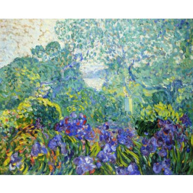 Louis Valtat - Landscape with Violet Irises