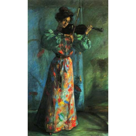 Lovis Corinth - The Violinist