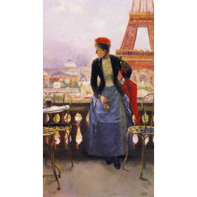 Luis Jimenez y Aranda - Lady at Paris Exposition