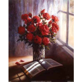 Lynn Pitard - Bible and Roses