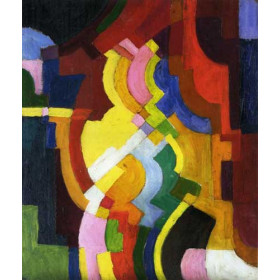 Macke, August - Farbige Formen III