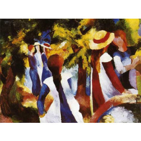 Macke, August - Girls under Trees