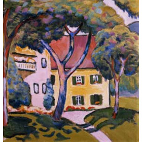 Macke, August - House in a Landscape