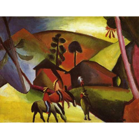 Macke, August - Indians on Horses