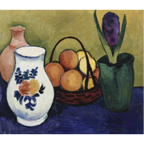 Macke, August - The White Jug with Flower and Fruit