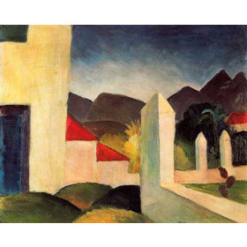 Macke, August - Tunisian Landscape
