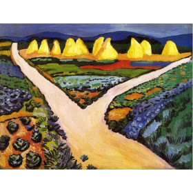 Macke, August - Vegetable Fields