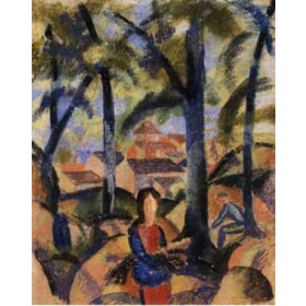 Macke, August - Women Collecting Brushwood
