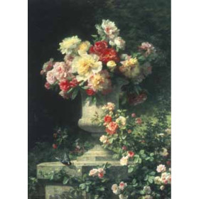 Madeleine Lemaire - Peonies and Roses