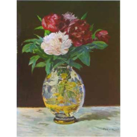 Manet, Edouard(France) - Vase with Peonies